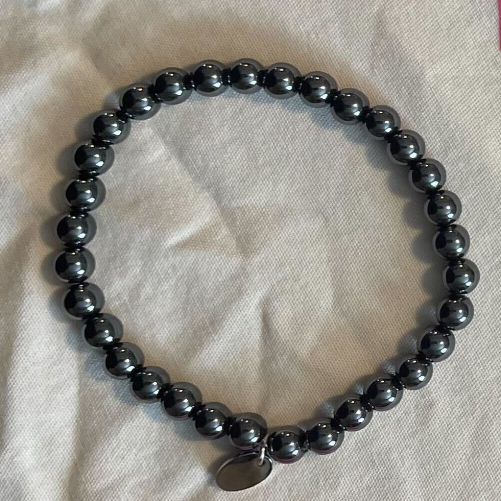 Tocara Janique-FB10002 Hematite Stainless Steel Bracelet | 7.5” | C$14